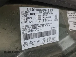 2000 Ford Expedition Eddie Bauer с VIN 1FMRU17L3YLA76951, выставлен на аукционе Copart как лот 51578665 с пробегом 158 987 миль миль и Чистый • Clean title. История ставок и продаж доступна на DreamBid. Изображение 13.