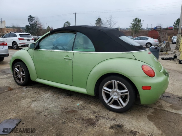 2005 Volkswagen New Beetle Convertible GLS with VIN 3VWCD31Y15M316435, listed as a Copart auction lot 43012955 with 99,428 mi miles and Salvage Title. Bid and sale history available at carsss.com. Image 2.