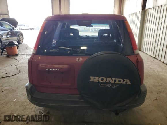1997 Honda CR-V with VIN JHLRD1852VC033768, listed as a Copart auction lot 74913364 with 222,899 mi miles and Salvage Title. Bid and sale history available at carsss.com. Image 6.