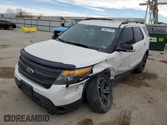2014 Ford Explorer Sport with VIN 1FM5K8GT9EGC57859, listed as a Copart auction lot 50327755 with 241,925 mi miles and Salvage title. Bid and sale history available at DreamBid. Image 1.