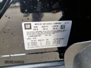 2021 Buick Encore GX Essence with VIN KL4MMFSL6MB179911, listed as a Copart auction lot 59385895 with 53,458 mi miles and Salvage title. Bid and sale history available at DreamBid. Image 12.