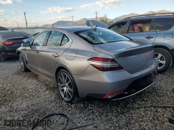 2023 Genesis G70 2.0T with VIN KMTG34TAXPU129319, listed as a Copart auction lot 73239224 with 18,785 mi miles and Non Repairable. Bid and sale history available at DreamBid. Image 2.