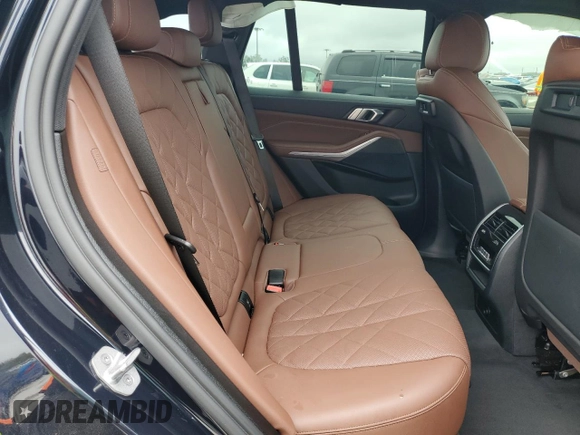 2023 BMW X5 sDrive40i with VIN 5UXCR4C07P9R26891, listed as a Copart auction lot 46105455 with 3,843 mi miles and Salvage Title. Bid and sale history available at carsss.com. Image 11.