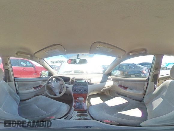 2005 Toyota Corolla CE with VIN 1NXBR30E55Z380976, listed as a Copart auction lot 55688755 with 293,000 mi miles and Salvage title. Bid and sale history available at DreamBid. Image 14.