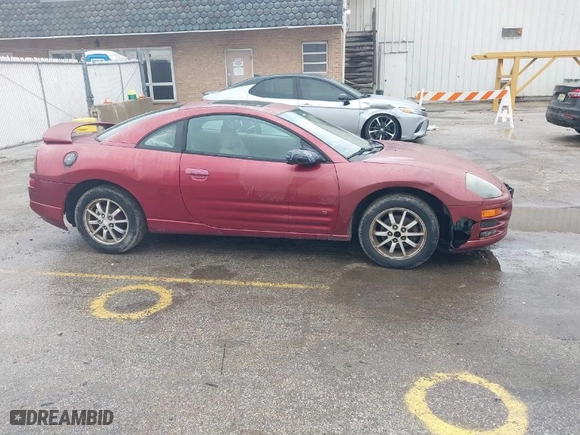 2002 Mitsubishi Eclipse GS with VIN 4A3AC44G72E082080, listed as a IAAI auction lot 41755023 with 151,057 mi miles. Bid and sale history available at carsss.com. Image 13.