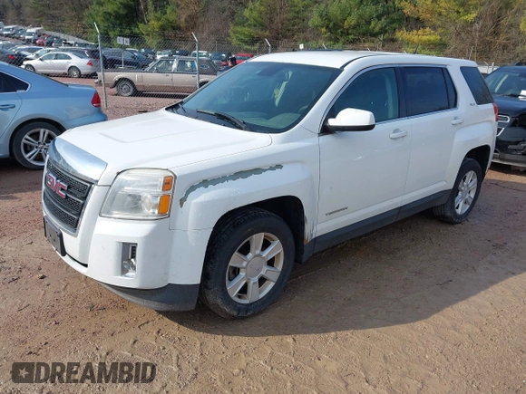 2012 GMC Terrain SLE-1 with VIN 2GKALMEK3C6336187, listed as a IAAI auction lot 41893749 with 196,652 mi miles and . Bid and sale history available at carsss.com. Image 2.