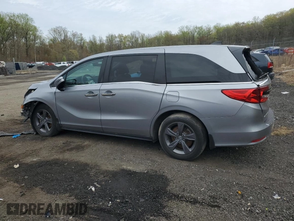 2022 Honda Odyssey EX with VIN 5FNRL6H53NB017028, listed as a Copart auction lot 53077075 with Not Provided miles and Salvage Title. Bid and sale history available at DreamBid. Image 2.