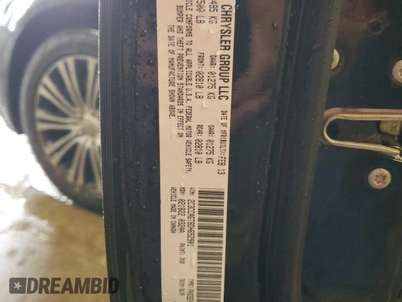 2013 Chrysler 300 with VIN 2C3CCAGT8DH652901, listed as a Copart auction lot 50632505 with 102,143 mi miles and Salvage Title. Bid and sale history available at carsss.com. Image 12.