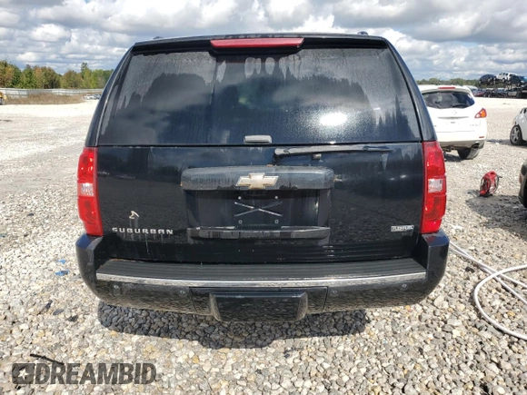 2009 Chevrolet Suburban LTZ with VIN 1GNFK36399J118585, listed as a Copart auction lot 72601924 with 256,787 mi miles and Clean Title. Bid and sale history available at carsss.com. Image 6.