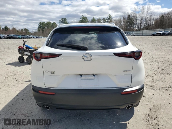 2023 Mazda CX-30 S Carbon Edition z VIN 3MVDMBCM1PM510878, wystawiony jako Copart lot #53580645 z przebiegiem 20 622 mil mil oraz Szkoda całkowita • Salvage title. Historia ofert i sprzedaży dostępna na DreamBid. Obrazek 6.