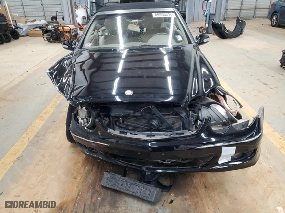 2006 Mercedes-Benz CLK-Class 3.5L with VIN WDBTK56J66F169464, listed as a Copart auction lot 86990314 with 173,705 mi miles and Salvage Title. Bid and sale history available at carsss.com. Image 5.