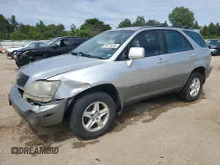 2000 Lexus RX 300 z VIN JT6HF10U0Y0158822, wystawiony jako Copart lot #56778285 z przebiegiem 149 438 mil mil oraz Szkoda całkowita • Salvage title. Historia ofert i sprzedaży dostępna na DreamBid. Obrazek 1.