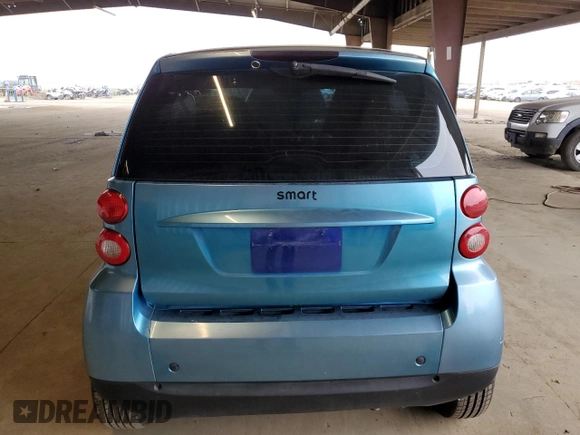 2009 Smart fortwo Pure with VIN WMEEJ31XX9K264071, listed as a Copart auction lot 55315705 with 117,006 mi miles and Salvage Title. Bid and sale history available at carsss.com. Image 6.