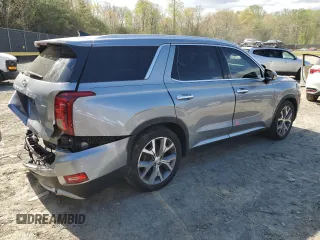 2020 Hyundai Palisade SEL with VIN KM8R4DHE9LU109343, listed as a Copart auction lot 52791105 with 51,542 mi miles and Salvage title. Bid and sale history available at DreamBid. Image 3.