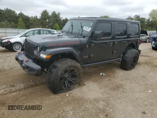 2021 Jeep Wrangler Unlimited Rubicon z VIN 1C4HJXFN1MW793064, wystawiony jako Copart lot #55643305 z przebiegiem 51 944 mil mil oraz Szkoda całkowita • Salvage title. Historia ofert i sprzedaży dostępna na DreamBid. Obrazek 1.