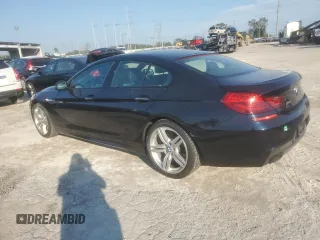 2015 BMW 6 Series 650i xDrive with VIN WBA6B4C55FD761530, listed as a Copart auction lot 75430464 with 18,729 mi miles and Salvage Title. Bid and sale history available at DreamBid. Image 2.