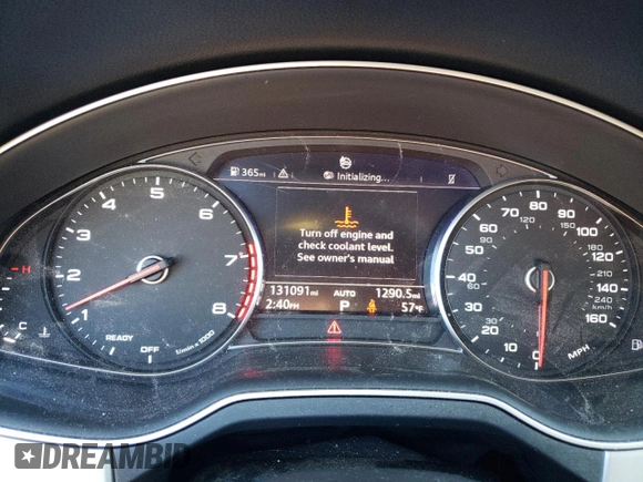 2018 Audi Q7 Premium with VIN WA1AHAF78JD004454, listed as a Copart auction lot 82393654 with 131,091 mi miles and Salvage title. Bid and sale history available at DreamBid. Image 9.