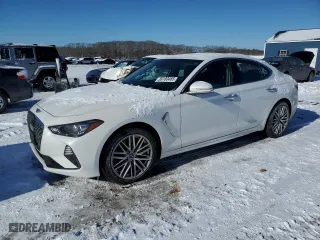2020 Genesis G70 2.0T with VIN KMTG64LA1LU051157, listed as a Copart auction lot 89180485 with 29,978 mi miles and Salvage Title. Bid and sale history available at carsss.com. Image 1.