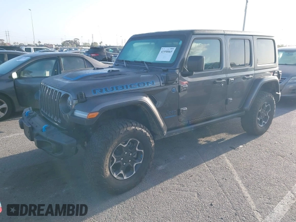 2023 Jeep Wrangler Rubicon with VIN 1C4JJXR67PW662277, listed as a IAAI auction lot 41950065 with 35,714 mi miles and . Bid and sale history available at DreamBid. Image 17.