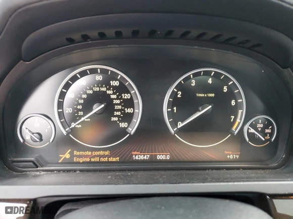 2011 BMW 7 Series 750i with VIN WBAKA8C58BCY36911, listed as a Copart auction lot 45759995 with 143,647 mi miles and Clean Title. Bid and sale history available at carsss.com. Image 9.