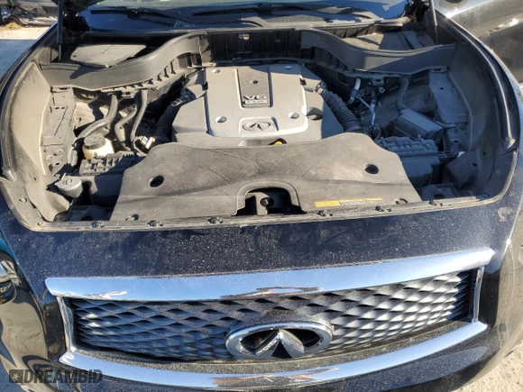 2017 Infiniti QX70 with VIN JN8CS1MU3HM142135, listed as a Copart auction lot 48859215 with 127,990 mi miles and Clean Title. Bid and sale history available at carsss.com. Image 12.