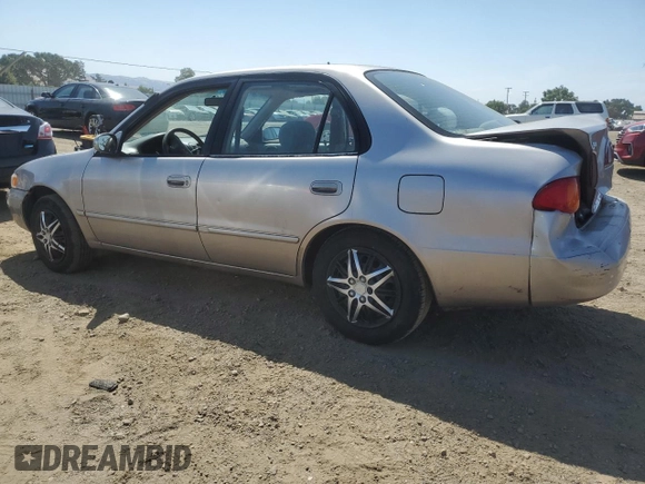 1998 Toyota Corolla VE with VIN 1NXBR18E6WZ080700, listed as a Copart auction lot 58605135 with 214,928 mi miles and Salvage title. Bid and sale history available at DreamBid. Image 2.