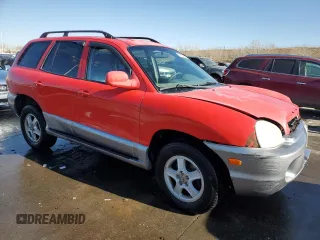 2003 Hyundai Santa Fe GLS with VIN KM8SC13D13U547310, listed as a Copart auction lot 44272905 with 215,746 mi miles and Salvage Title. Bid and sale history available at carsss.com. Image 4.