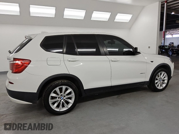 2013 BMW X3 xDrive28i with VIN 5UXWX9C59D0A15010, listed as a Copart auction lot 50263395 with 139,373 mi miles and Clean Title. Bid and sale history available at DreamBid. Image 3.
