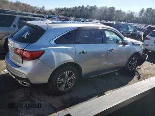 2018 Acura MDX with VIN 5J8YD4H34JL004454, listed as a Copart auction lot 43599075 with 98,974 mi miles and Salvage Title. Bid and sale history available at DreamBid. Image 3.