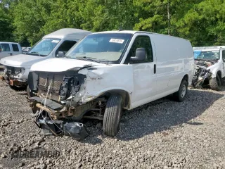 2017 Chevrolet Express Cargo z VIN 1GCWGAFF5H1345313, wystawiony jako Copart lot #59819825 z przebiegiem 161 602 mil mil oraz Szkoda całkowita • Salvage title. Historia ofert i sprzedaży dostępna na DreamBid. Obrazek 1.