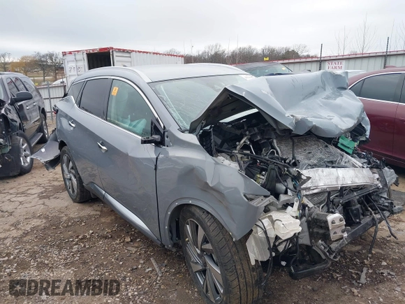 2021 Nissan Murano SL with VIN 5N1AZ2CS0MC134638, listed as a IAAI auction lot 41161799 with Not Provided miles and . Bid and sale history available at DreamBid. Image 1.