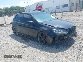 2010 Volkswagen Golf GTI with VIN WVWHV9AJXAW135078, listed as a IAAI auction lot 42794362 with 137,102 mi miles and . Bid and sale history available at DreamBid. Image 1.