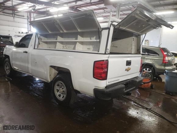 2014 Chevrolet Silverado 1500 Work Truck with VIN 1GCNCPEH1EZ191225, listed as a Copart auction lot 42492115 with 0 mi miles and Salvage Title. Bid and sale history available at carsss.com. Image 2.