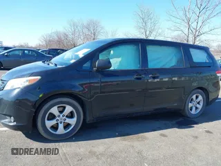 2013 Toyota Sienna L with VIN 5TDZK3DC1DS395994, listed as a IAAI auction lot 41759212 with 163,898 mi miles. Bid and sale history available at carsss.com. Image 13.