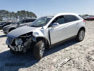 2017 Cadillac XT5 Platinum AWD with VIN 1GYKNFRS6HZ252130, listed as a Copart auction lot 52923025 with 58,046 mi miles and Salvage Title. Bid and sale history available at carsss.com. Image 1.