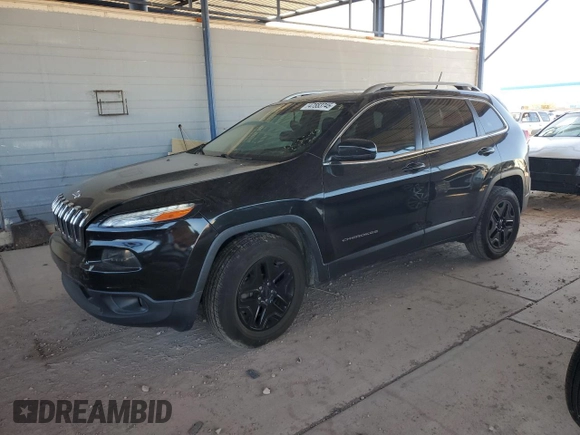 2016 Jeep Cherokee Latitude with VIN 1C4PJMCB6GW182438, listed as a Copart auction lot 47553745 with 106,160 mi miles and Salvage Title. Bid and sale history available at carsss.com. Image 1.