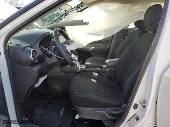 2023 Nissan Kicks SV with VIN 3N1CP5CV2PL526577, listed as a Copart auction lot 46718025 with 19,043 mi miles and Salvage Title. Bid and sale history available at carsss.com. Image 7.