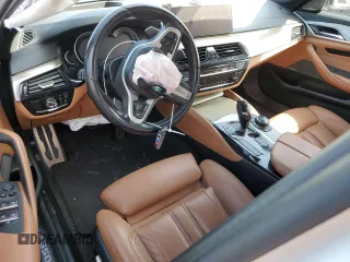 2018 BMW 5 Series M550i xDrive with VIN WBAJB9C54JB287422, listed as a Copart auction lot 46017034 with Not provided miles and Salvage title. Bid and sale history available at DreamBid. Image 8.