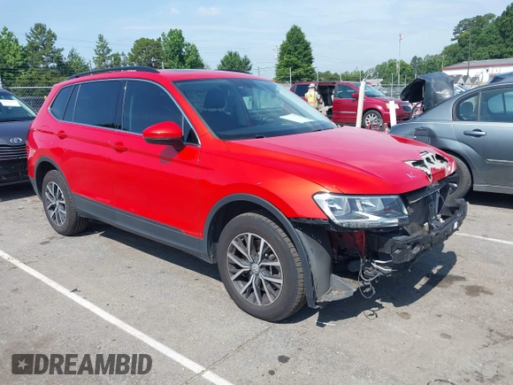2019 Volkswagen Tiguan SE with VIN 3VV3B7AX8KM128788, listed as a IAAI auction lot 42462376 with 78,533 mi miles and . Bid and sale history available at DreamBid. Image 1.