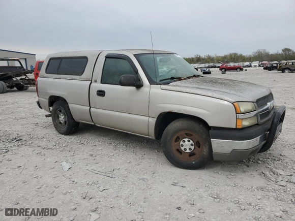 2004 Chevrolet Silverado 1500 Work Truck with VIN 1GCEC14X84Z160803, listed as a Copart auction lot 53364735 with 0 mi miles and Clean Title. Bid and sale history available at carsss.com. Image 4.