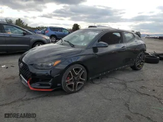 2020 Hyundai Veloster N with VIN KMHT36AH1LU006202, listed as a Copart auction lot 83087144 with 48,935 mi miles and Salvage Title. Bid and sale history available at carsss.com. Image 1.