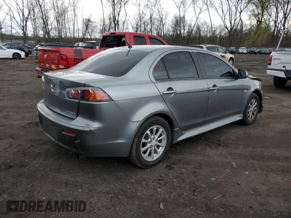 2012 Mitsubishi Lancer SE with VIN JA32V2FW4CU021334, listed as a Copart auction lot 52958405 with 117,432 mi miles and Salvage Title. Bid and sale history available at DreamBid. Image 3.