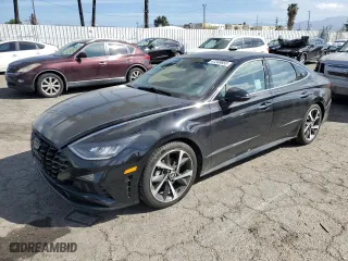 2023 Hyundai Sonata SEL Plus with VIN KMHL44J2XPA274413, listed as a Copart auction lot 47249855 with 44,117 mi miles and Salvage Title. Bid and sale history available at carsss.com. Image 1.