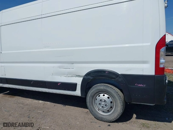 2023 Ram ProMaster Cargo Van with VIN 3C6LRVDG5PE545420, listed as a IAAI auction lot 42028783 with 37,263 mi miles. Bid and sale history available at carsss.com. Image 6.