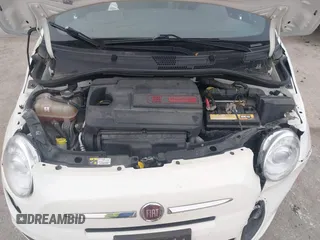 2015 FIAT 500 Sport with VIN 3C3CFFBR3FT509185, listed as a IAAI auction lot 41739081 with 23,555 mi miles. Bid and sale history available at carsss.com. Image 10.