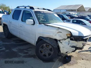 2007 Honda Ridgeline RTL w/Leather with VIN 2HJYK16527H521938, listed as a IAAI auction lot 41830294 with 1 mi miles. Bid and sale history available at carsss.com. Image 1.