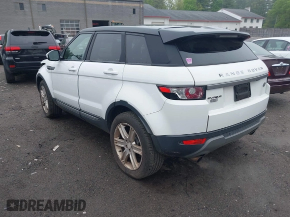 2015 Land Rover Range Rover Evoque Pure Plus with VIN SALVP2BGXFH061415, listed as a IAAI auction lot 42254942 with 132,461 mi miles and . Bid and sale history available at DreamBid. Image 3.