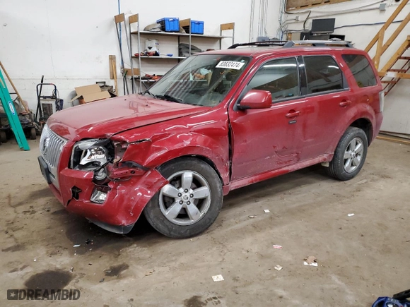 2011 Mercury Mariner Premier with VIN 4M2CN9HG2BKJ04351, listed as a Copart auction lot 83832474 with 163,772 mi miles and Salvage Title. Bid and sale history available at carsss.com. Image 1.