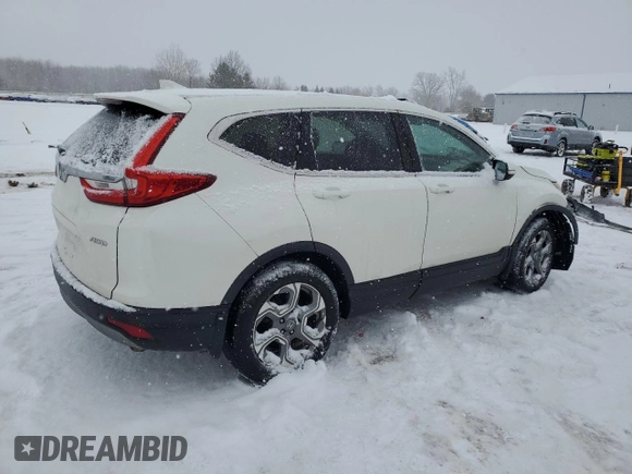 2018 Honda CR-V EX-L with VIN 2HKRW2H87JH626693, listed as a Copart auction lot 46415085 with 54,012 mi miles and Salvage Title. Bid and sale history available at carsss.com. Image 3.