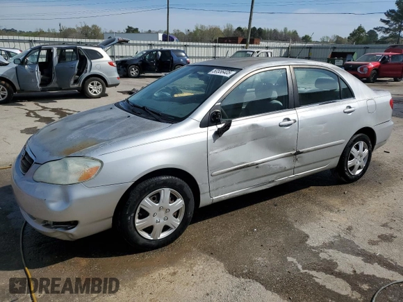 2005 Toyota Corolla CE with VIN 1NXBR32EX5Z398807, listed as a Copart auction lot 50556405 with 281,408 mi miles and Salvage Title. Bid and sale history available at DreamBid. Image 1.